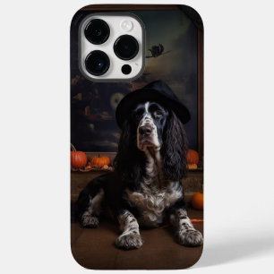 English Cocker Spaniel Pumpkins Halloween Scary  Case-Mate iPhone 14 Pro Max Case