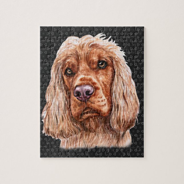 English Cocker Spaniel Puzzle (Vertical)