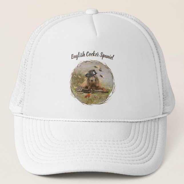 English Cocker Spaniel    Trucker Hat (Front)