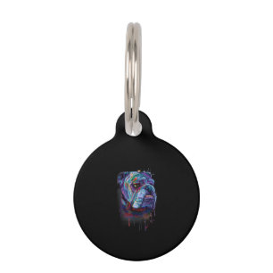 English Colourful Bulldog Gift A English Bulldog Pet Tag