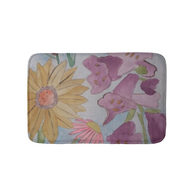 English Cottage Garden Bath Mat (Front)