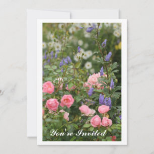English Cottage Garden Invitation