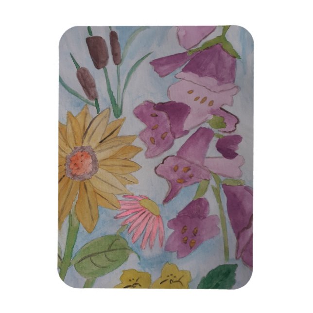 English Cottage Garden Magnet (Vertical)