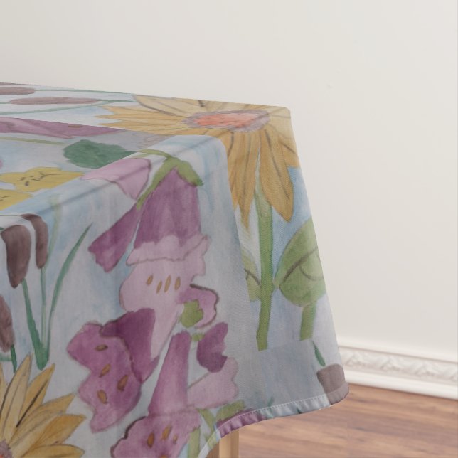 English Cottage Garden Tablecloth (In Situ)