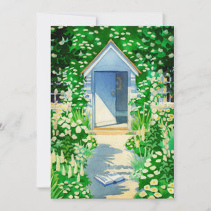 English Cottage Garden Watercolour Party Invitation