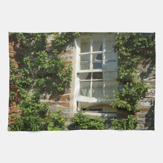English Cottage I Charming Tea Towel (Horizontal)