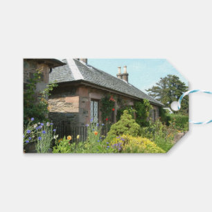 English Cottage II with Flower Garden Photography Gift Tags