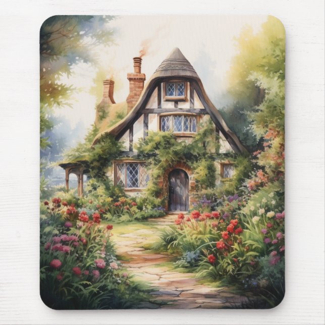 English Cottage Mouse Pad (Front)