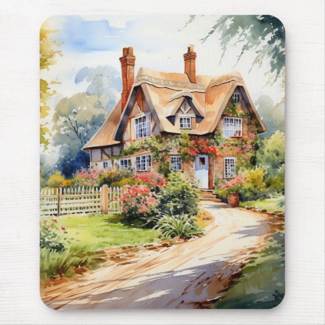 English Cottage Mouse Pad (Front)