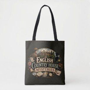 English Country House Mysteries Tote Bag