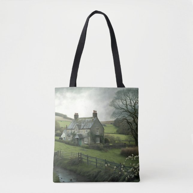English Countryside Tote / Shopping Bag (Front)