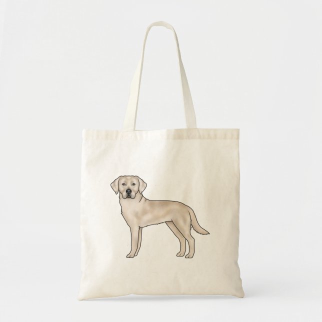 English Cream Labrador Retriever Canine Dog Art Tote Bag (Front)