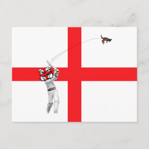 English cricket,Ashes 2009 Postcard