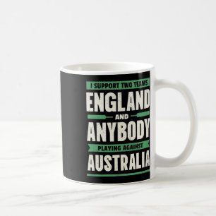 English Cricket Shirt Two Teams Not Australia Funn Coffee Mug