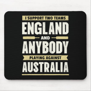 English Cricket Shirt Two Teams Not Australia Funn Mouse Pad