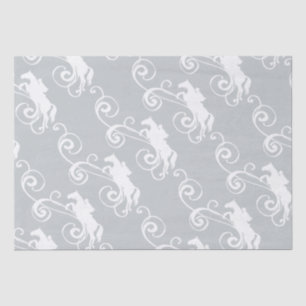 English Equestrian Flourish Tissue Paper
