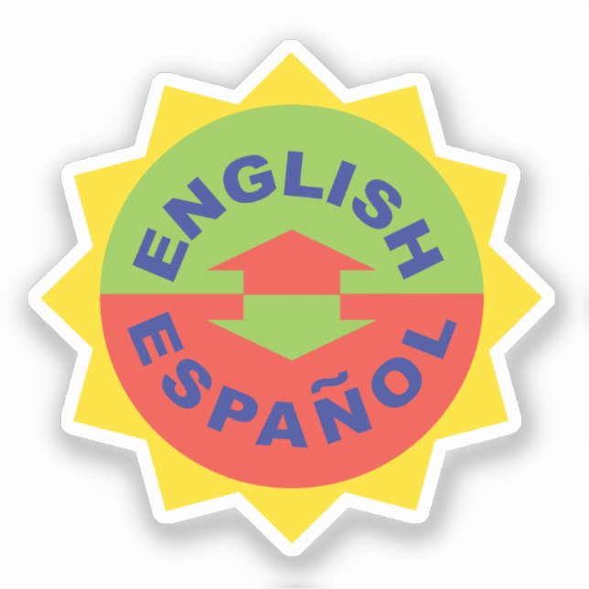 English Español for bilingual translator Spanish (Front)
