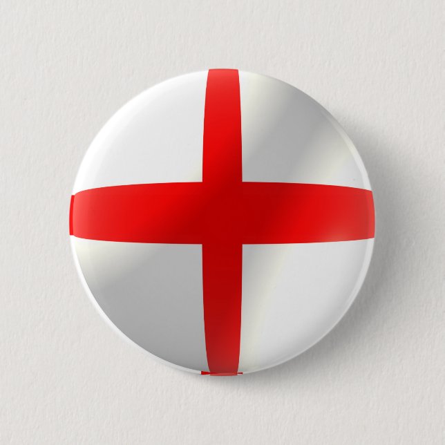 English Flag 6 Cm Round Badge (Front)