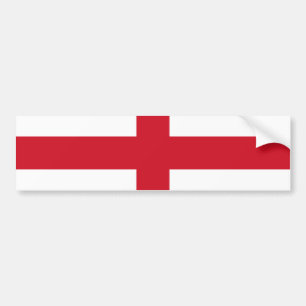 English Flag Bumper Sticker