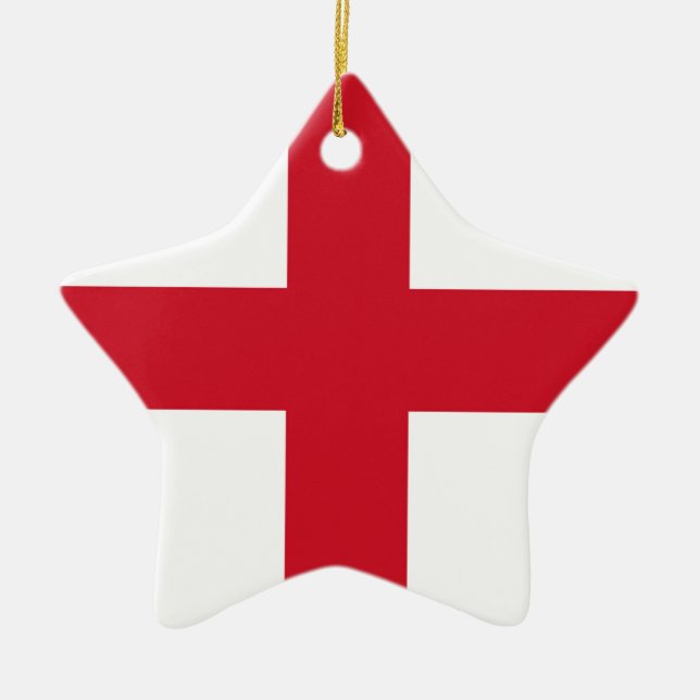 English flag ceramic ornament (Front)