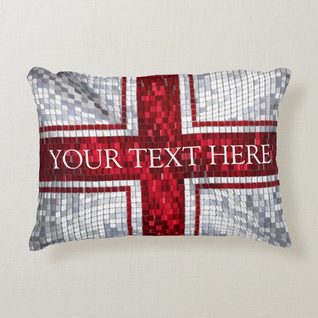 ENGLISH FLAG DECORATIVE CUSHION (Front)