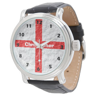 English Flag Design Watch