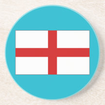 English Flag Drink Coaster