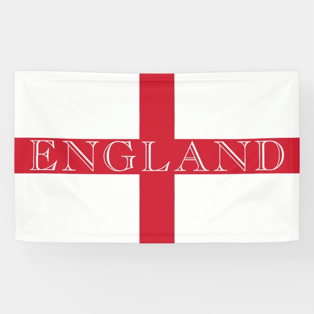 English Flag England bnrcnt Banner (Horizontal)