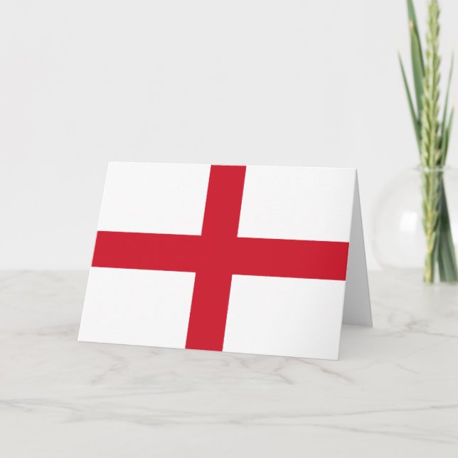 English Flag (England) Card (Front)