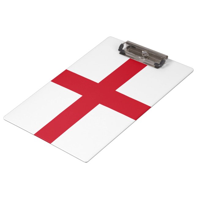 English Flag (England) Clipboard (Angled)