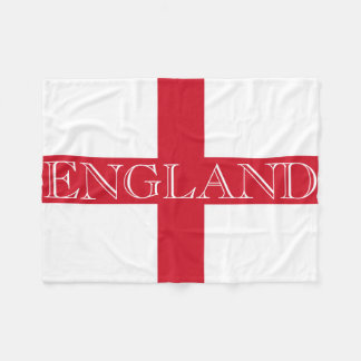 English Flag England fbcnt Fleece Blanket