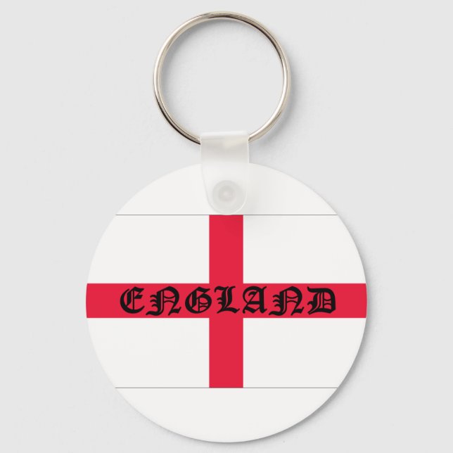 English Flag Key Ring (Front)