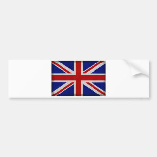 English Flag of Textured England Bumper Sticker