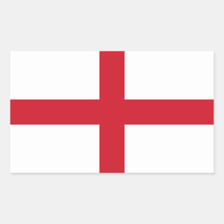 English flag rectangular sticker