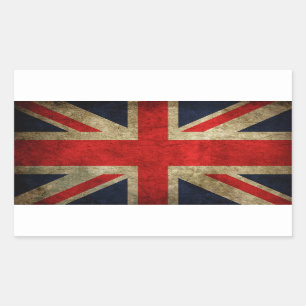 English flag rectangular sticker
