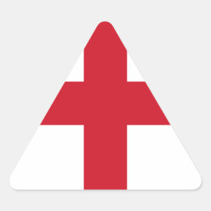 English flag triangle sticker
