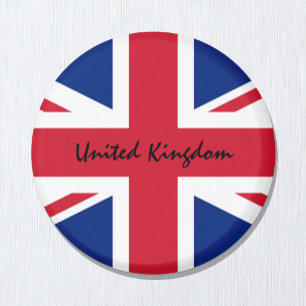 English flag & United Kingdom - travel/sports fans Magnet