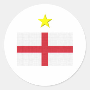English Footie Classic Round Sticker