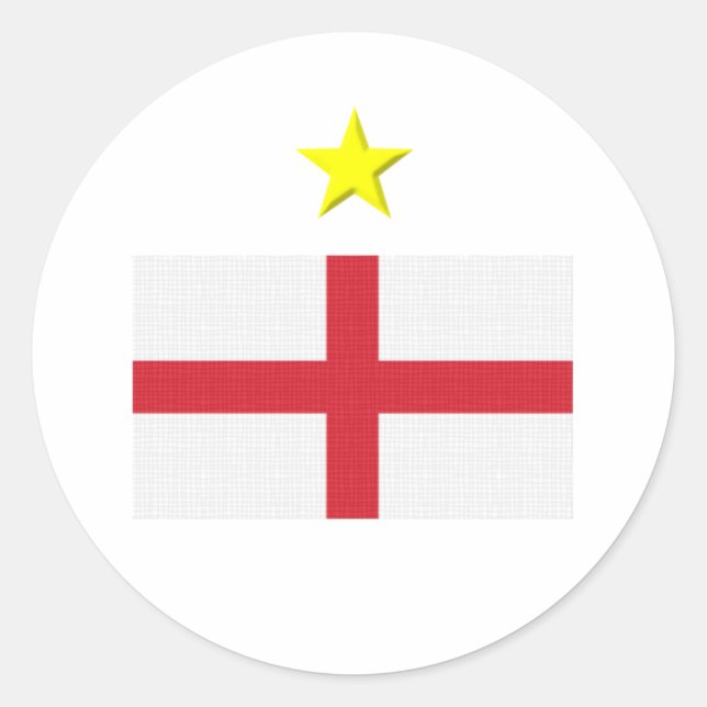 English Footie Classic Round Sticker (Front)