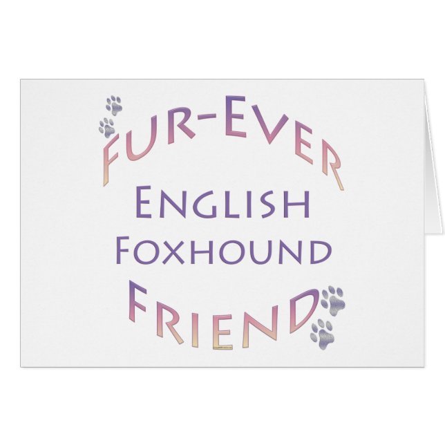 English Foxhound Furever (Front Horizontal)