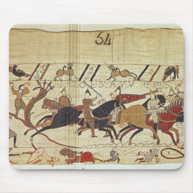 English & French soldiers fall side by side Mouse Pad (Front)