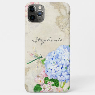 English Garden, Blue n Pink Hydrangeas Watercolor Case-Mate iPhone Case