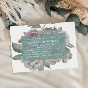 English Garden Bridal Shower Invitation   Jade