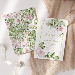 English Garden Floral Bridal Shower Invite