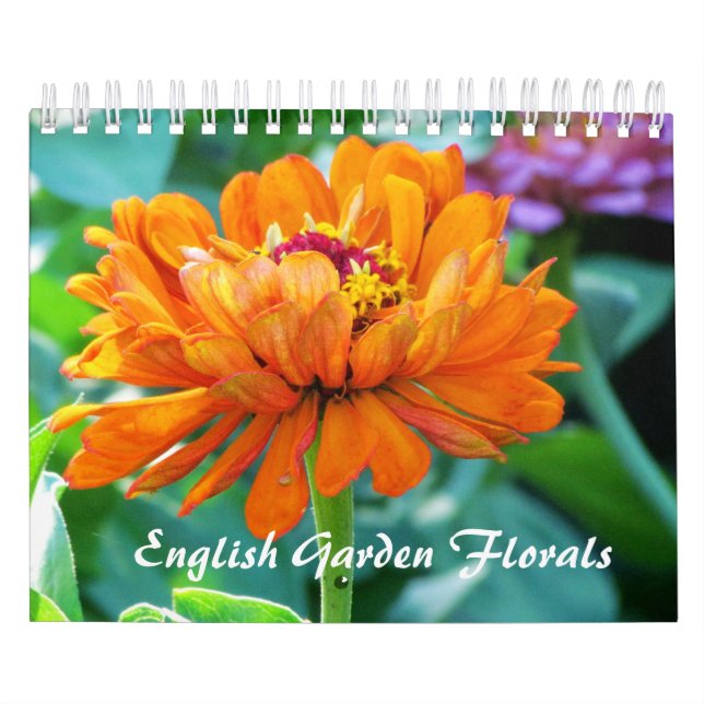 English Garden Florals 2014 Calendar (Cover)