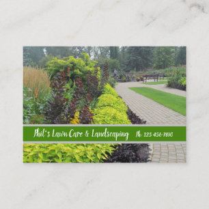 English Garden Landscaping Business Card