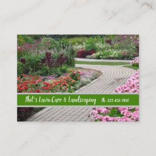 English Garden Landscaping Business Card