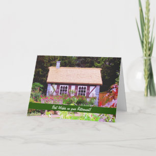 English Garden Retirement Card