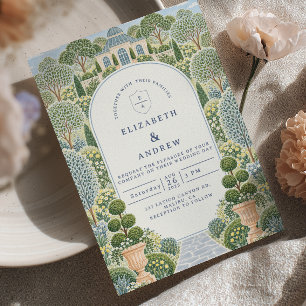English Garden Wedding Invitation