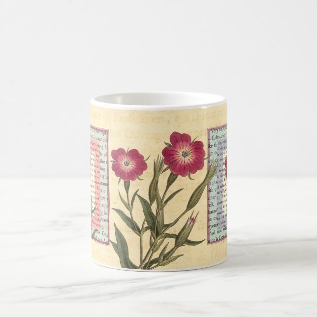 English Gardener Cottage Botanical Collage Coffee Mug (Center)